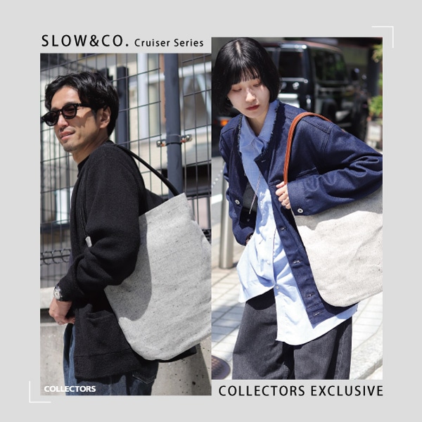 SLOW&CO.】CruiserシリーズからCOLLECTORS別注ショルダーが登場 