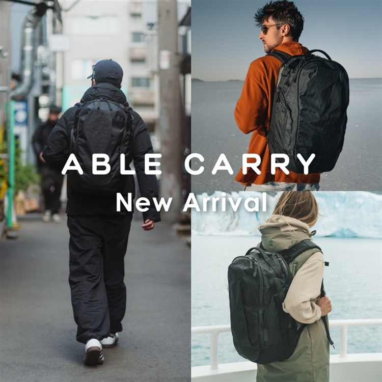 新作入荷】ABLE CARRY Max Backpack 32L / Max EDC Ripstop BK 数量 