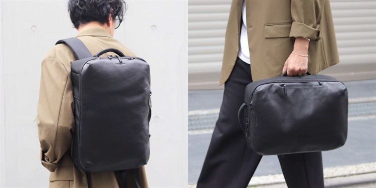 COMPLETE WORKS】通勤バッグにオススメ 防水レザー×ナイロンシリーズが 