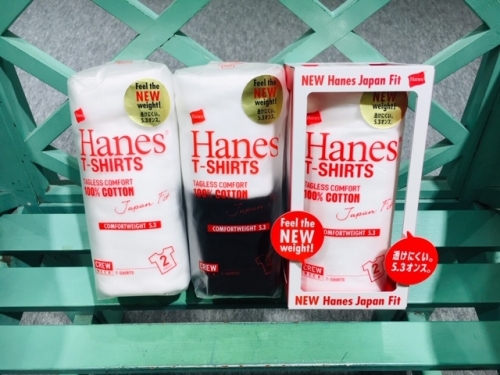 Hanes　Feel　The　NEW　Weight !!