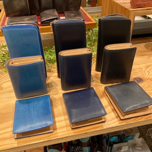 【バギーポート KOI】藍・藍・藍　藍染めのお財布！
