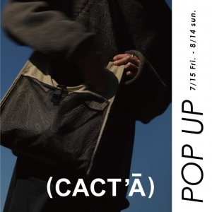 機能的なバッグ・財布ブランド【CACT'A】 期間限定POP⁻UP